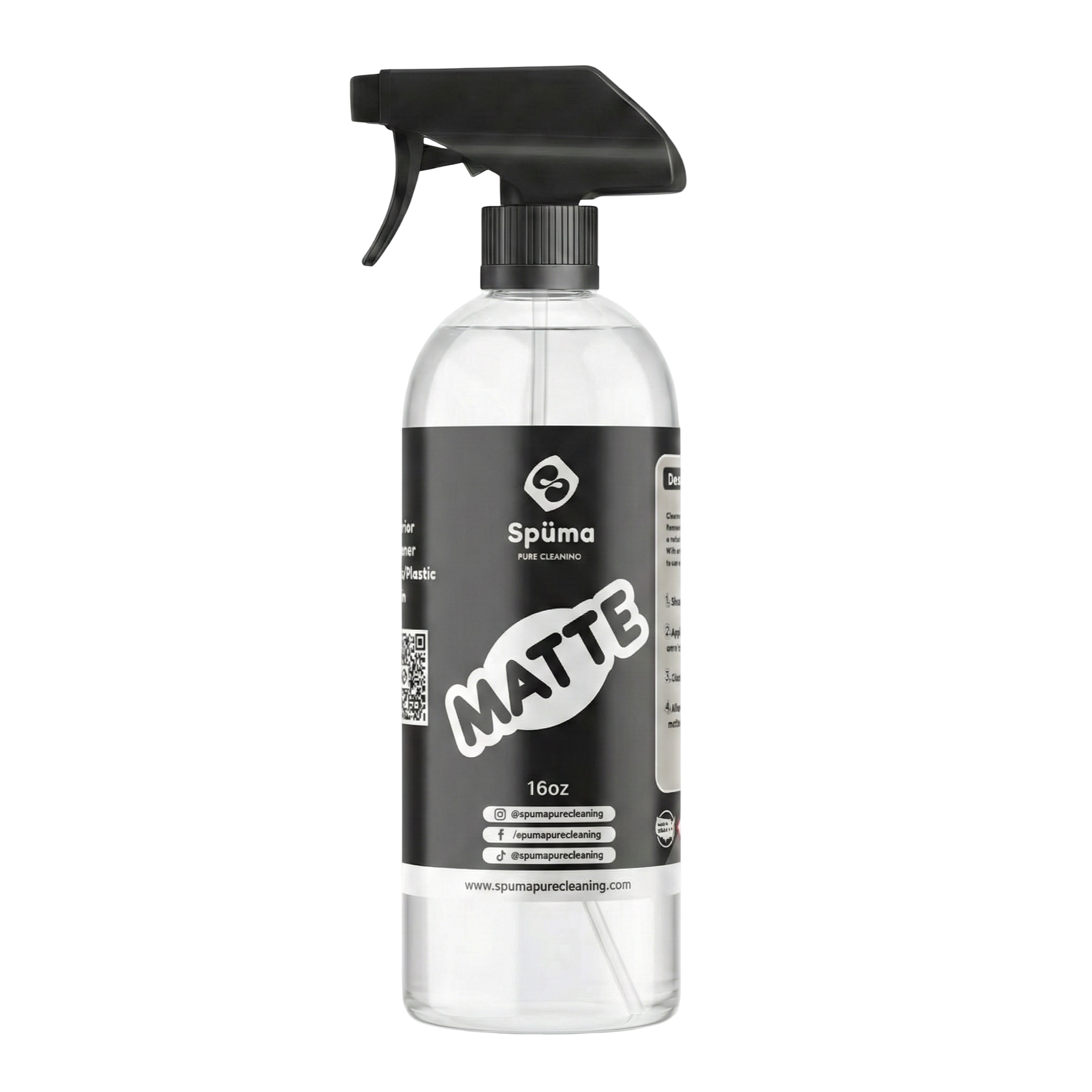 Matte black 16oz